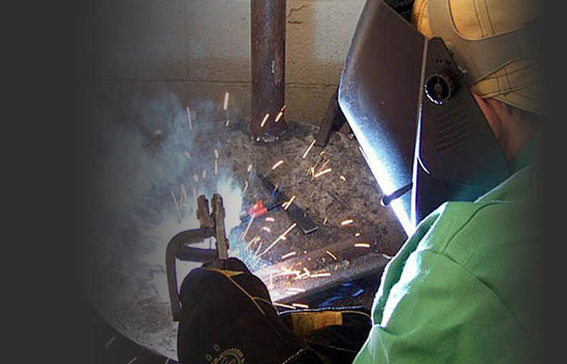 Welding Student